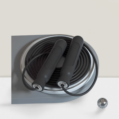 Corde à sauter réglable roulements billes premium design anti-enchevêtrement