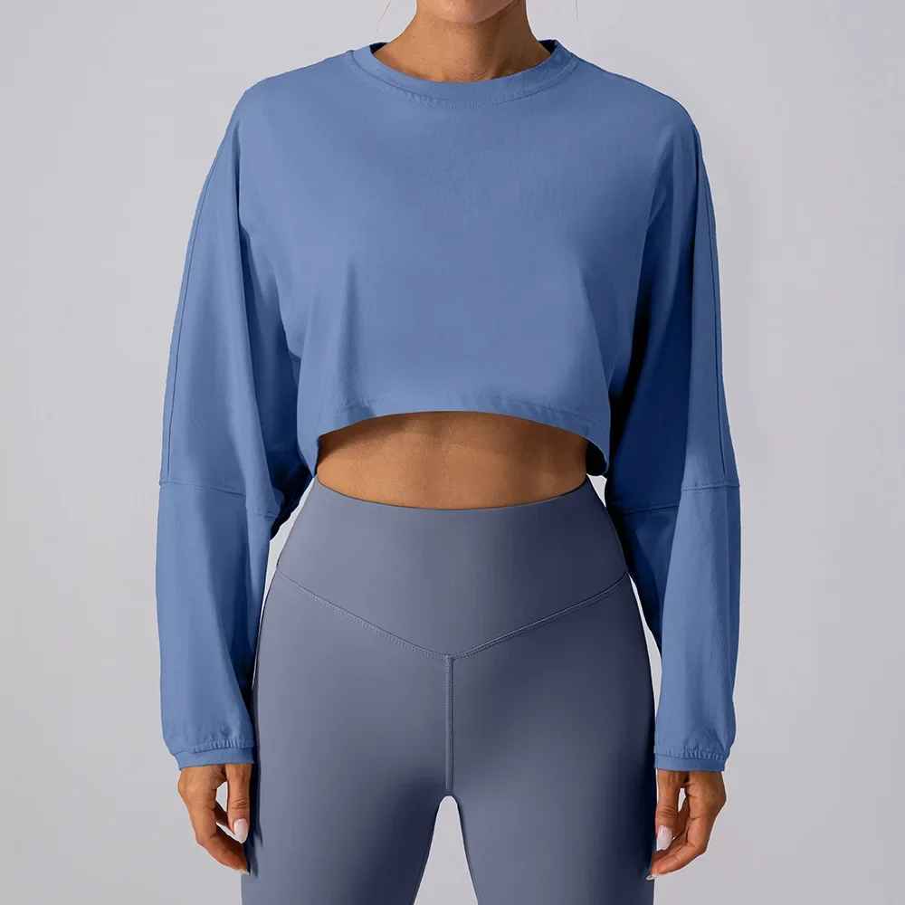 Crop top sport femme running cardio, haut court évacuation transpiration performance