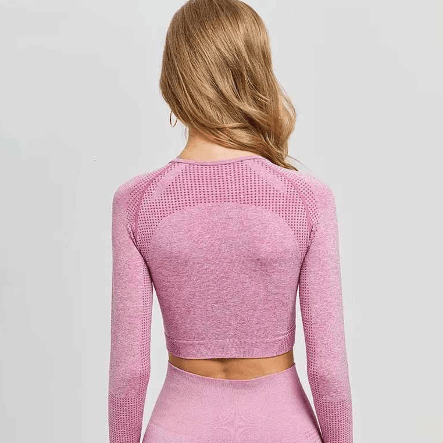 Crop tops sport femme ventilation intégrée, respirant évacuation humidité rapide