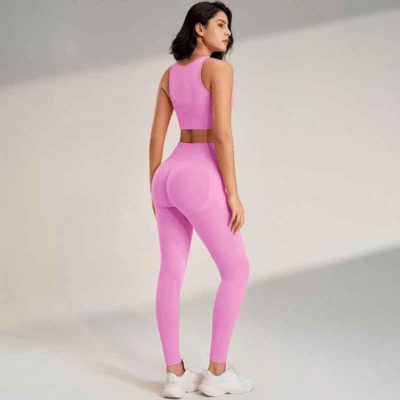 Effet sculptant naturel leggings taille haute élégance silhouette harmonieuse