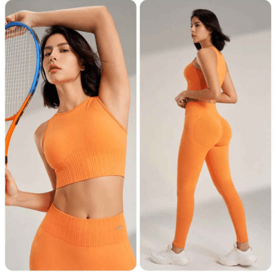 Femme concentrée sport aucun ajustement nécessaire liberté mouvement totale