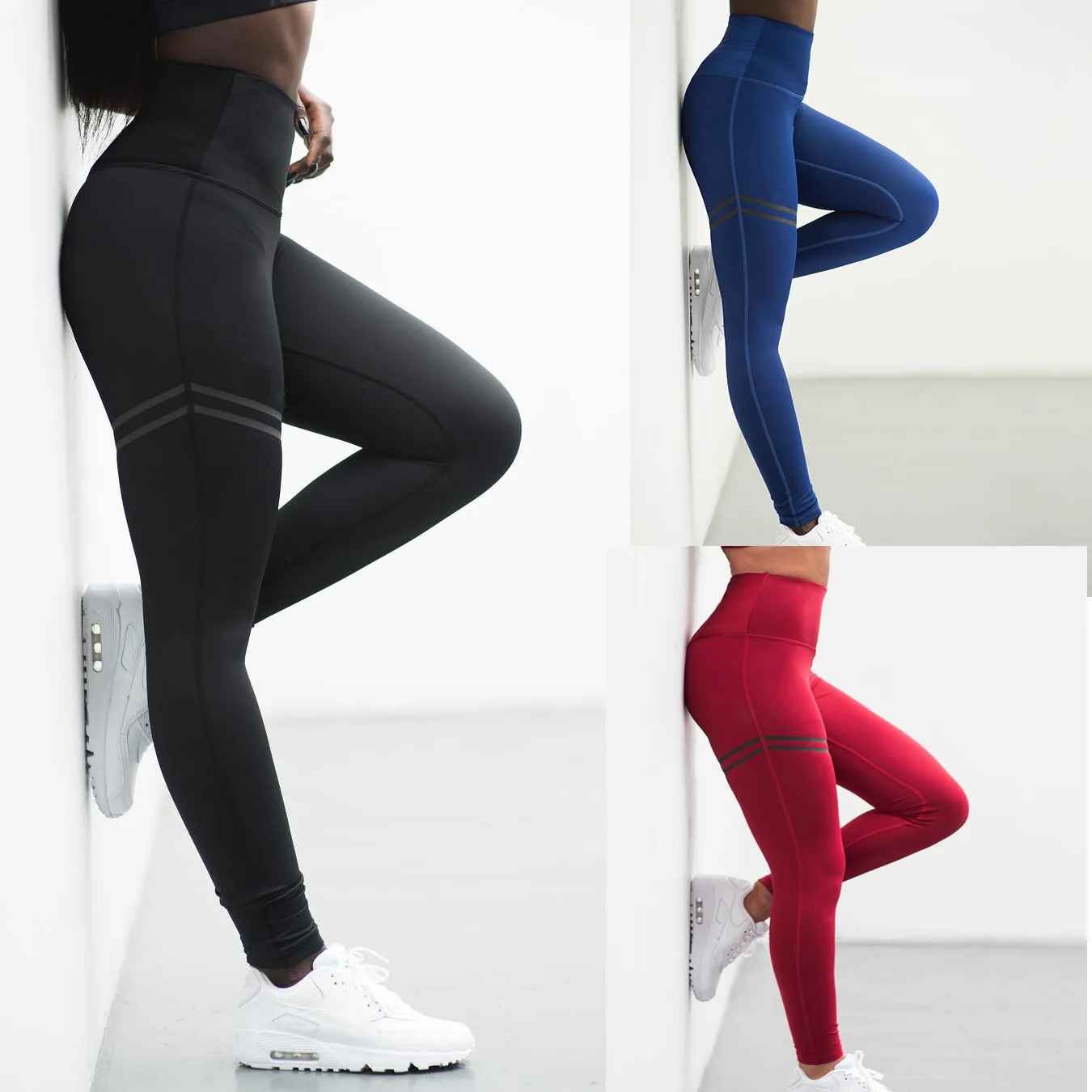 Femme yoga legging anti cellulite compression graduée bien-être sérénité