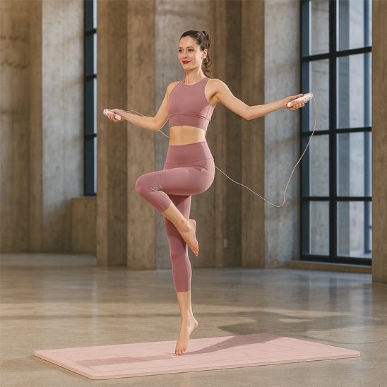 Séance fitness corde réglable roulements billes performance optimale