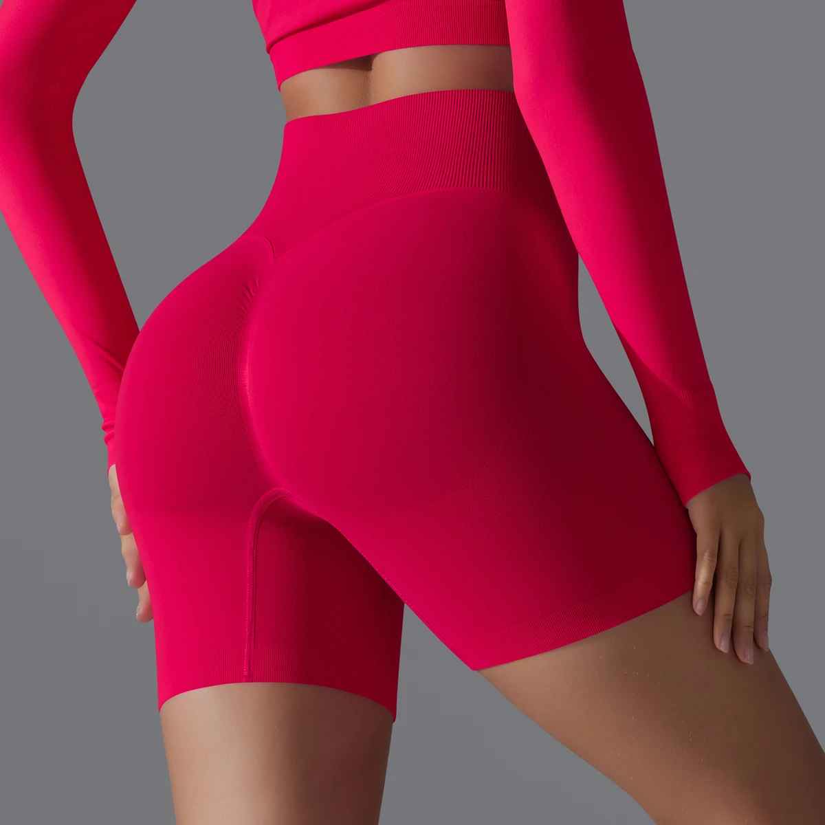 Shorte fitness femme élastique s'adaptant parfaitement morphologies S-L