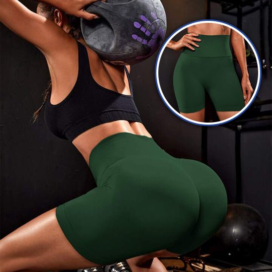 Shorte fitness femme effet push-up valorisant naturellement fessiers