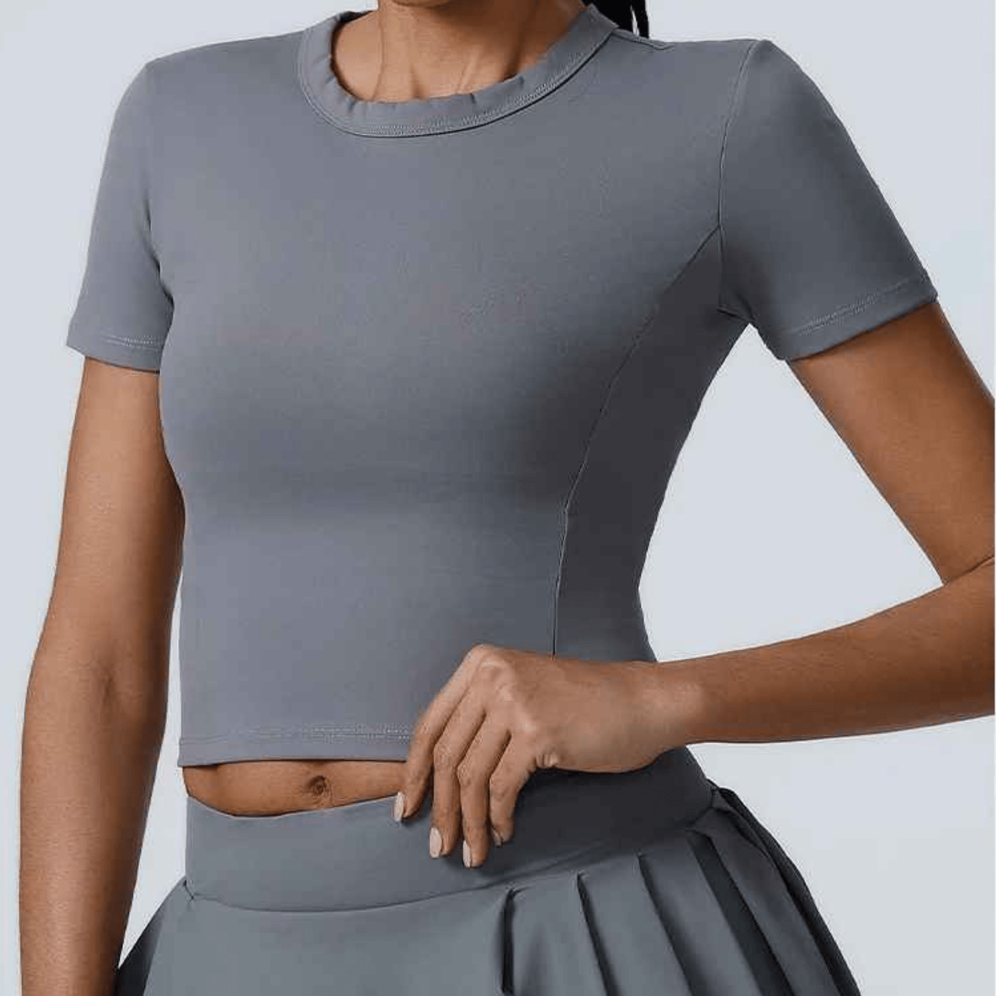 Tee shirt femme noir running absorption impacts léger