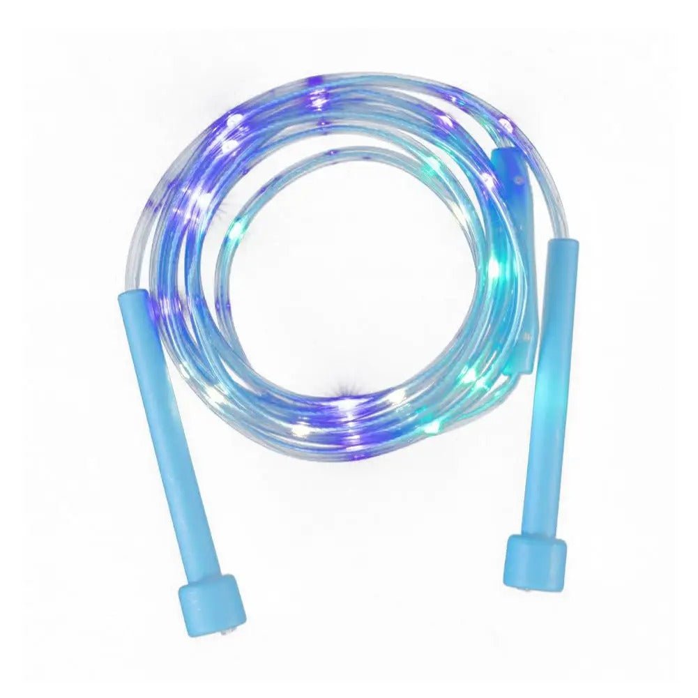corde à sauter bleu lumineuse