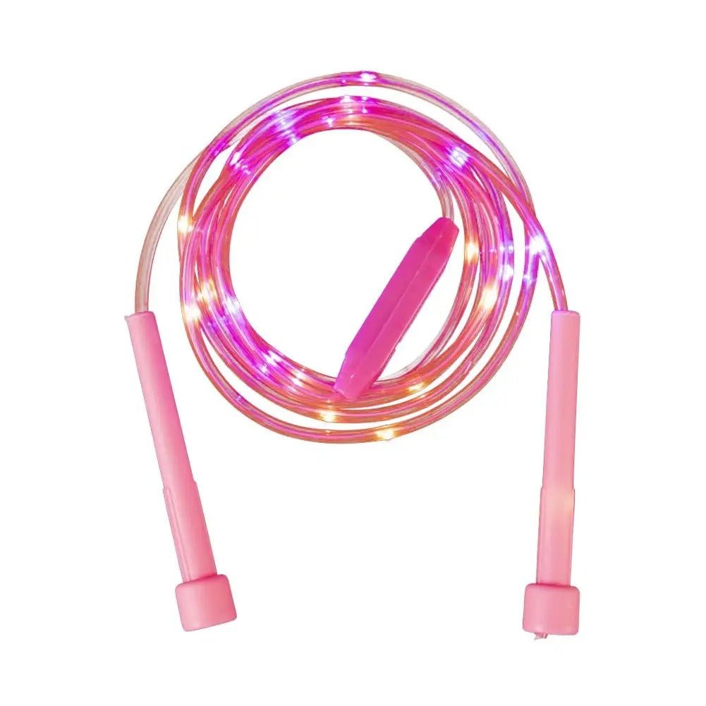 corde à sauter rose lumineuse