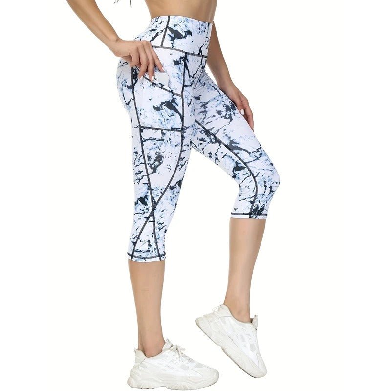 Legging court femme - imprimé - Positiflow