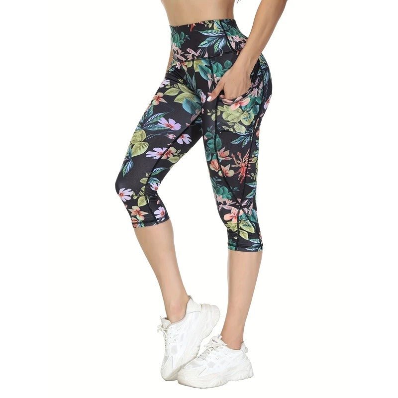 Legging court femme - imprimé - Positiflow