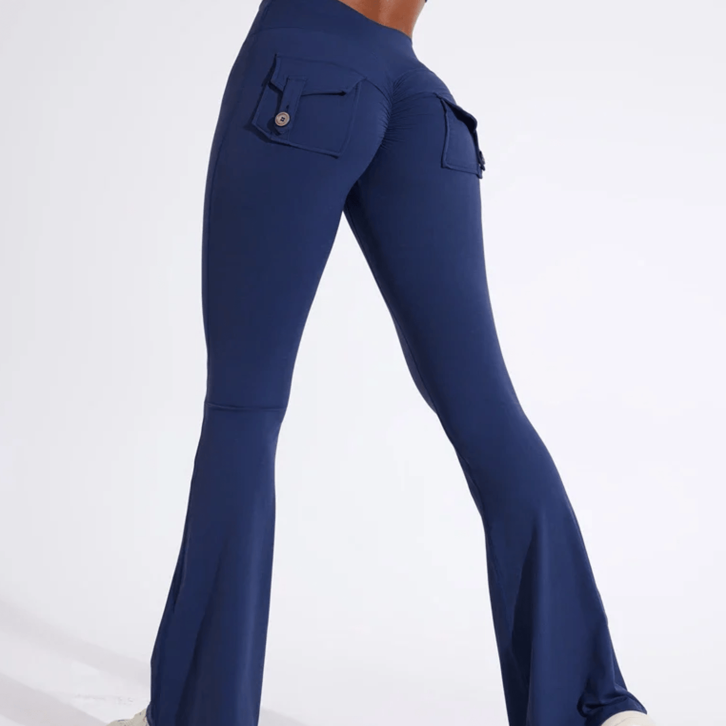 legging femme coupe evase fessier