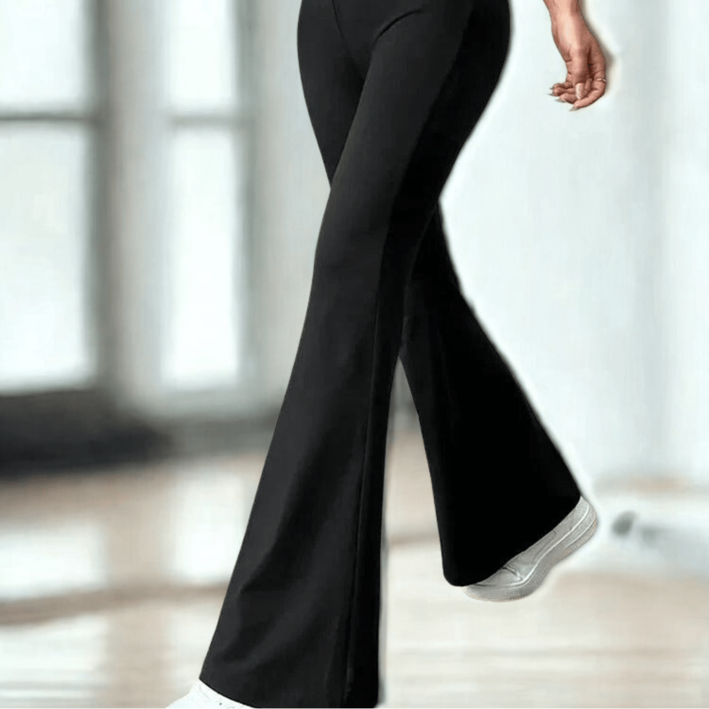legging femme noir taille haute