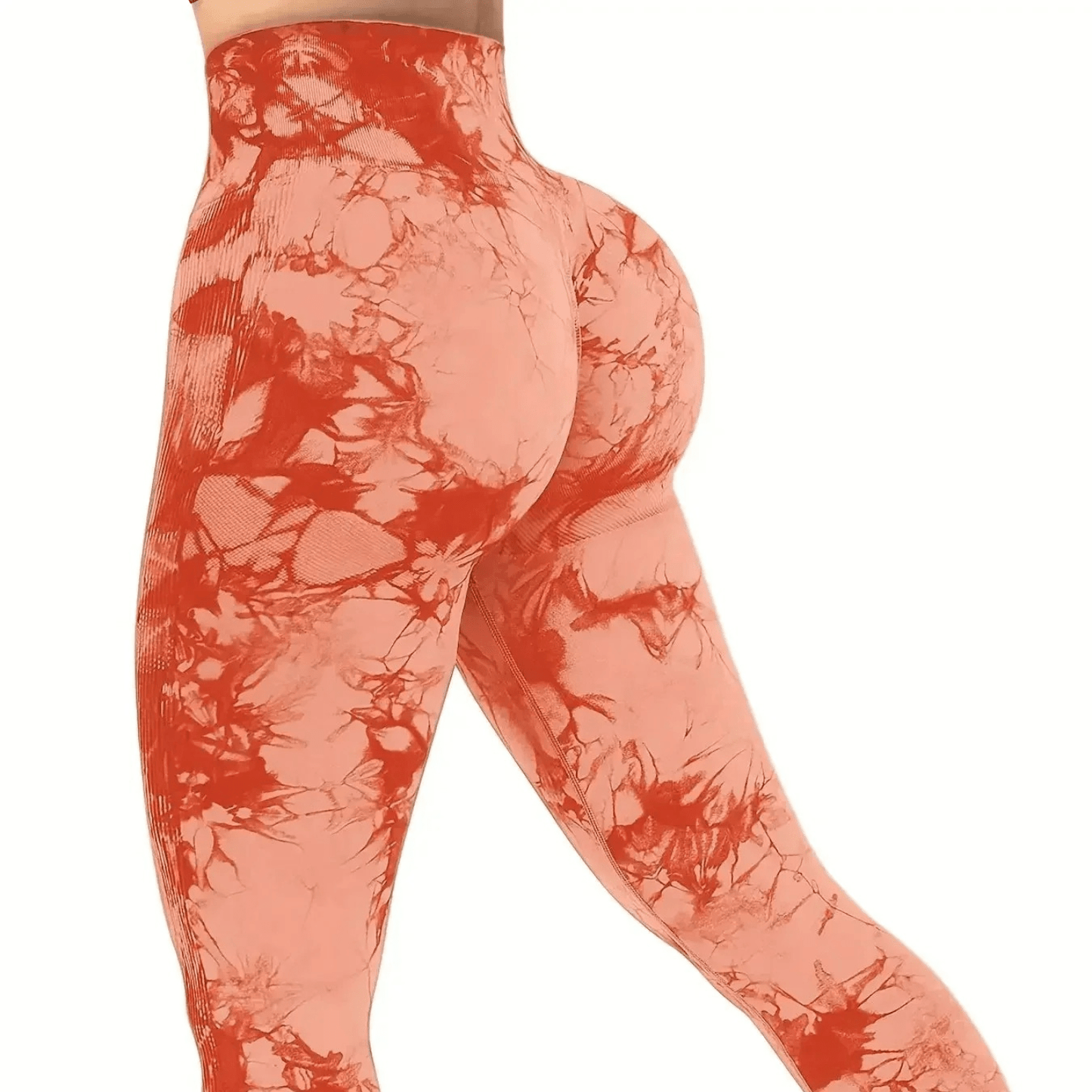 legging sport femme ultra doux orange