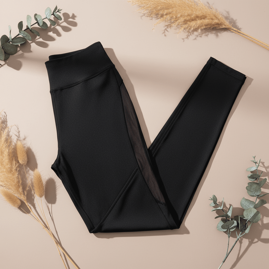 Épaisseur tissu opaque non transparent leggings femme noir qualité