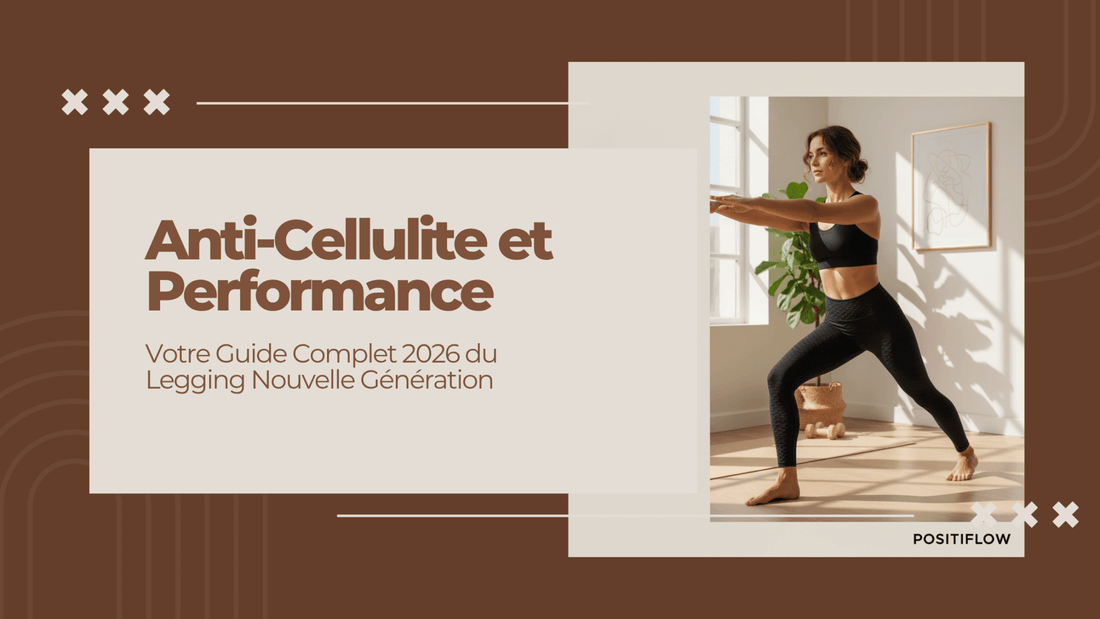 Femme portant un legging anti-cellulite taille haute noir avec technologie de tissage 3D pour le fitness à domicile