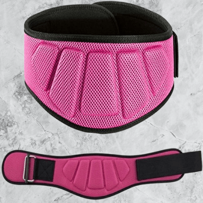 ceinture pour la musculation rose soutien maximal