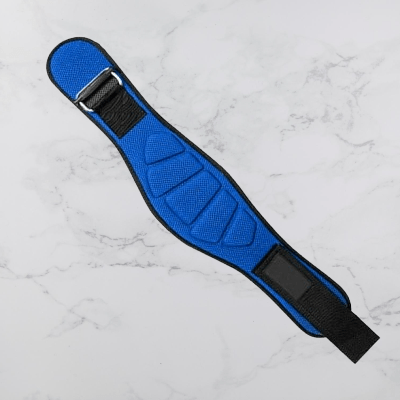 ceinture pour la musculation - fitnesswaistblets - bleu rembourrage lombaire