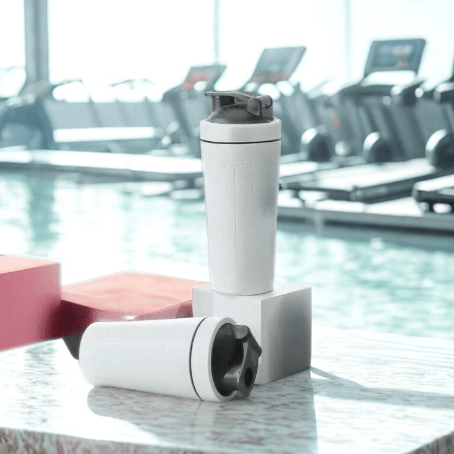 shaker - inoxydable blanc - Positiflow