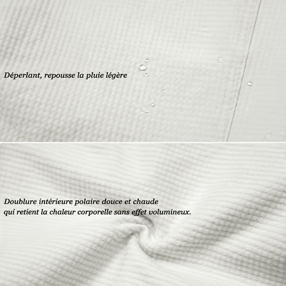 Tissu déperlant qui repousse la pluie légère et doublure intérieure polaire du pantalon sport femme