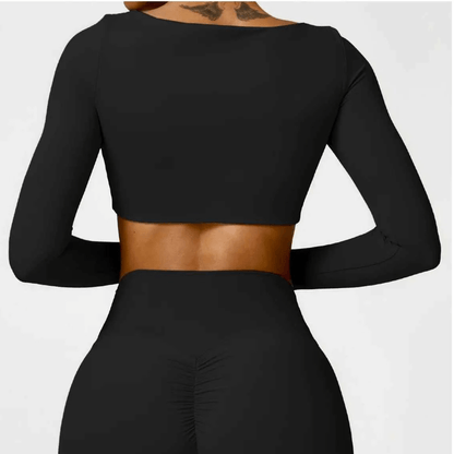 t shirt manches longues - push up - Positiflow