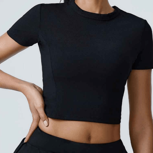 T Shirt Femme Noir Respirant Séchage Rapide | Tee Shirt S - L - Positiflow