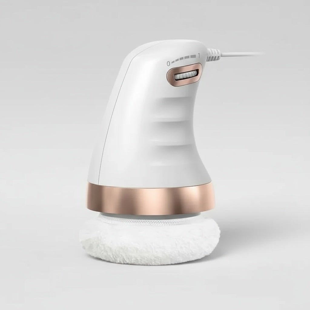 Appareil de massage anti-cellulite professionnel en cours de chargement via son port USB-C.