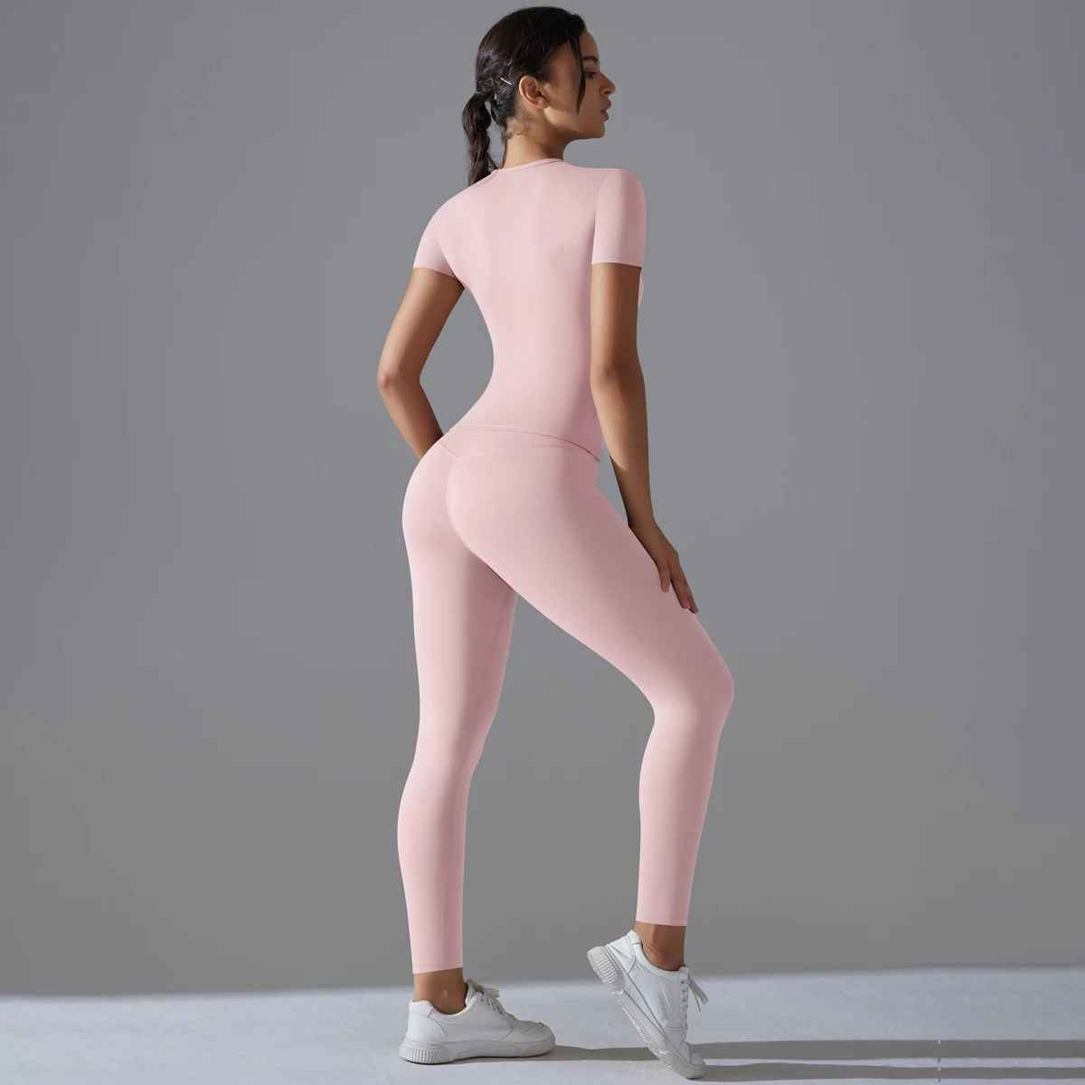 Bien être yoga ensemble respirant douceur tissu