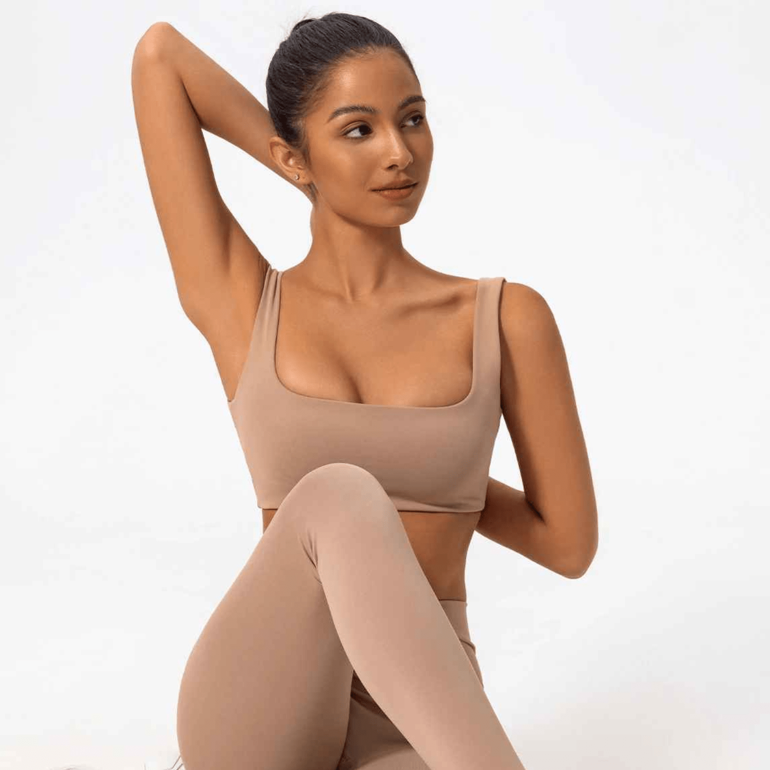 Brassière sport femme impact élevé tailles S-M-L-XL inclusives ajustement