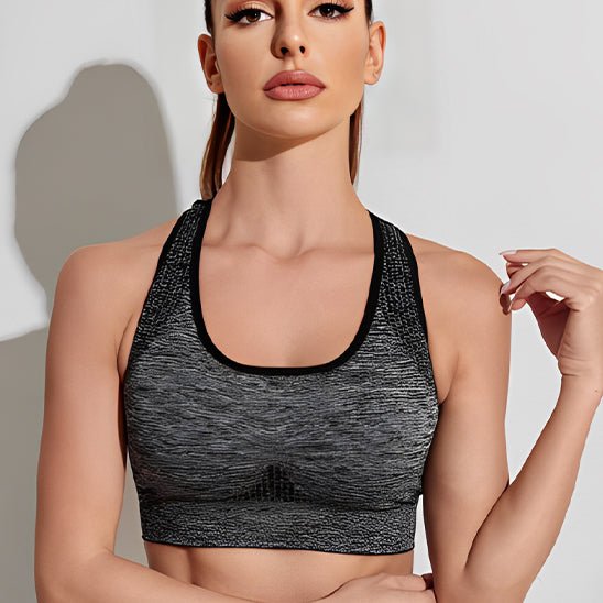 Brassiere sport dos nu rembourré design ergonomique liberté totale