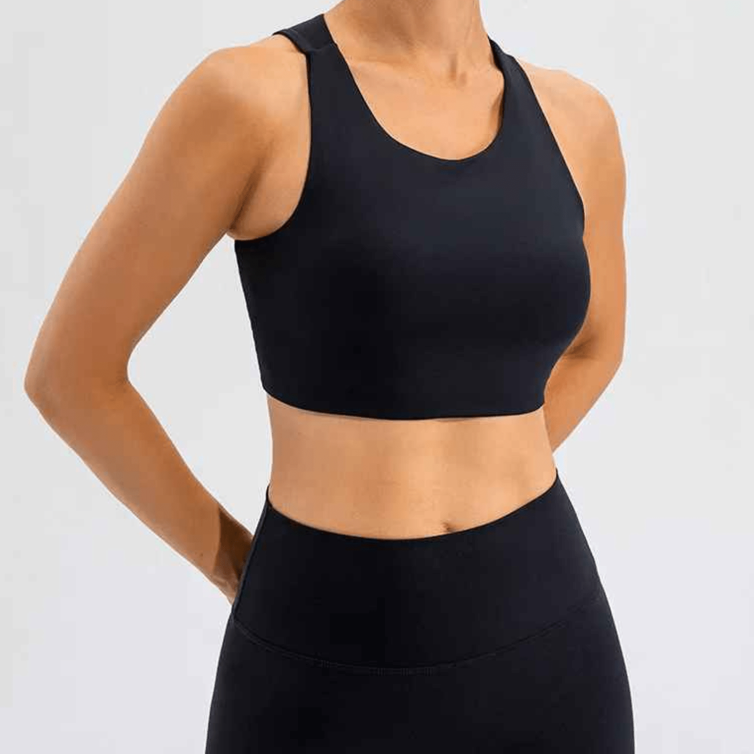 Brassiere sport femme antichoc haut entraînement polyvalence universelle