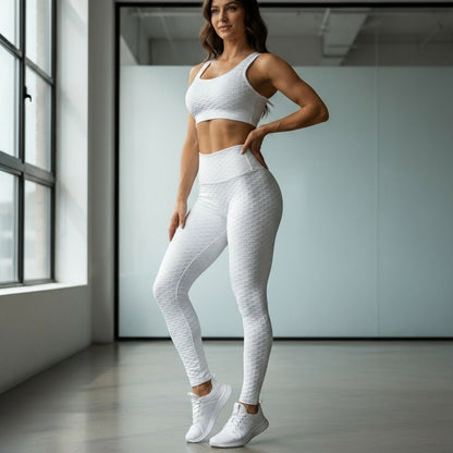 Ceinture haute gainante legging anti cellulite effet ventre plat taille marquée