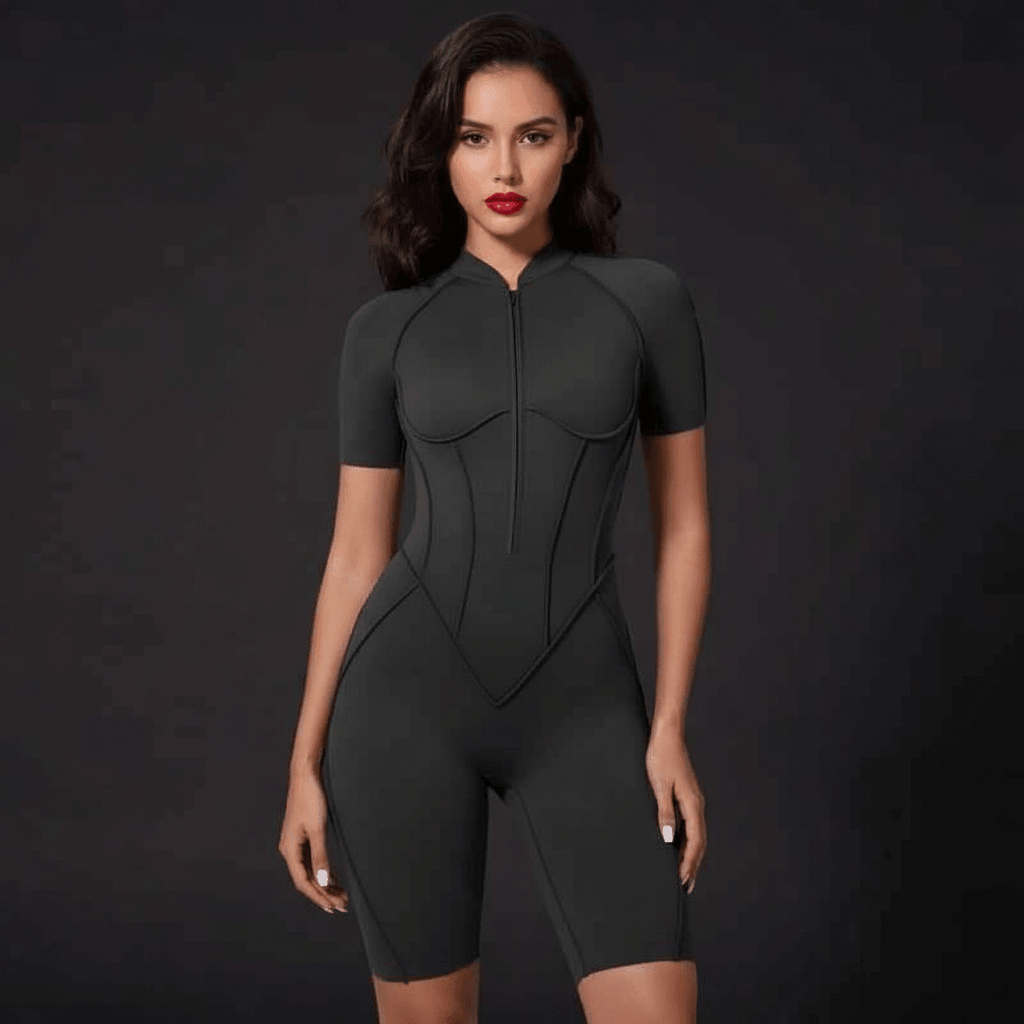 Combinaison sport femme push-up effet gainant