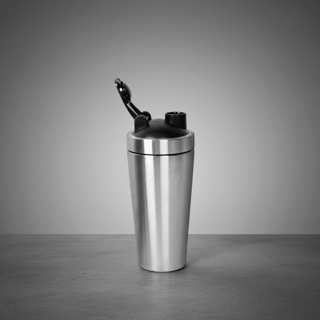 Construction robuste shaker inoxydable silver résistance chocs quotidiens