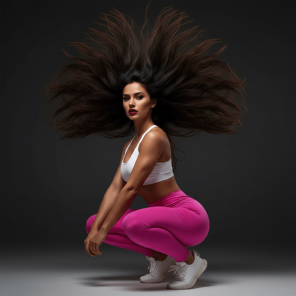 Construction sans couture seamless des leggings élastiques éliminant frottements et irritations