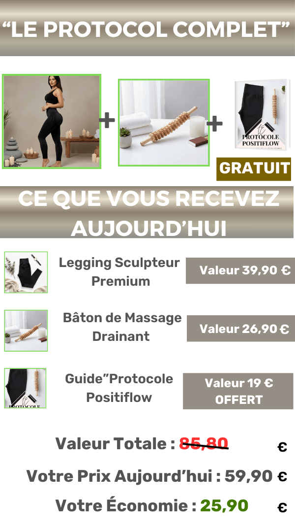 Pack Positiflow : Protocole Peau Lisse & Tonique