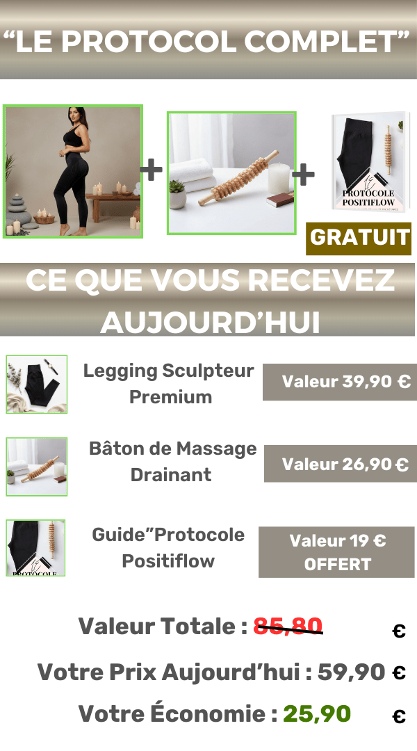 Pack Positiflow : Protocole Peau Lisse & Tonique - Positiflow