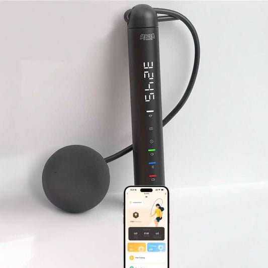 Corde à sauter Smart avec un écran LCD affichant le nombre de sauts