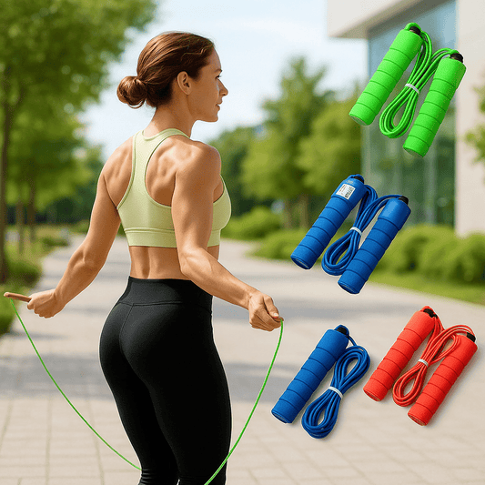 Corde à sauter professionnelle compteur électronique écran LCD - smart rope fitness tracker connecté Positiflow