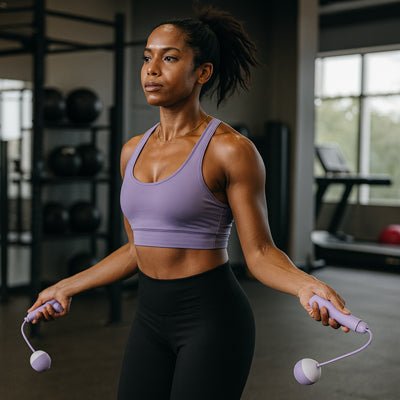 Corde à sauter sans fil compacte et portable, facile à ranger dans un sac de sport