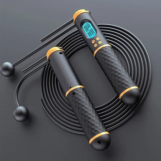 Corde a sauter sans corde innovation fitness écran LCD compteur calories