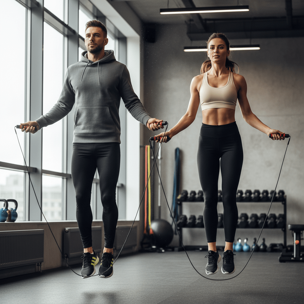 Corde a sauter HIIT entrainement intensif sport haute performance