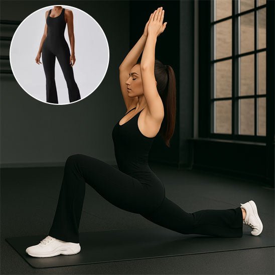 Coutures plates invisibles combinaison fitness anti-frottement confort