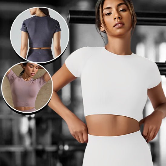 Crop top finition douce caresse peau zéro frottement