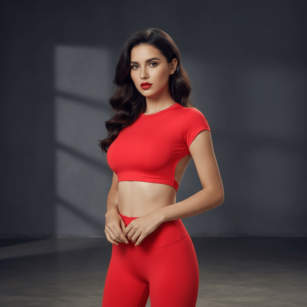 Crop top haut de gamme pour performance et élégance en salle de sport