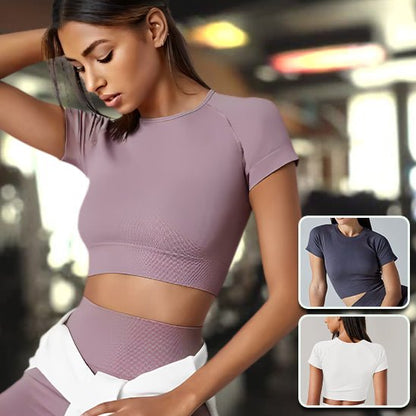 Crop top nylon spandex qualité premium investissement intelligent