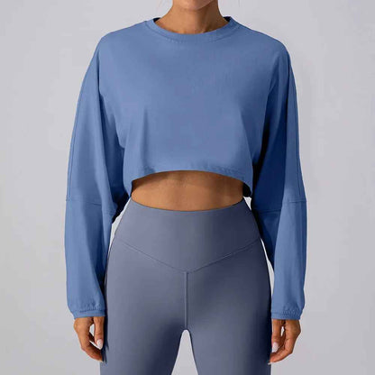 Crop top sport femme running cardio, haut court évacuation transpiration performance