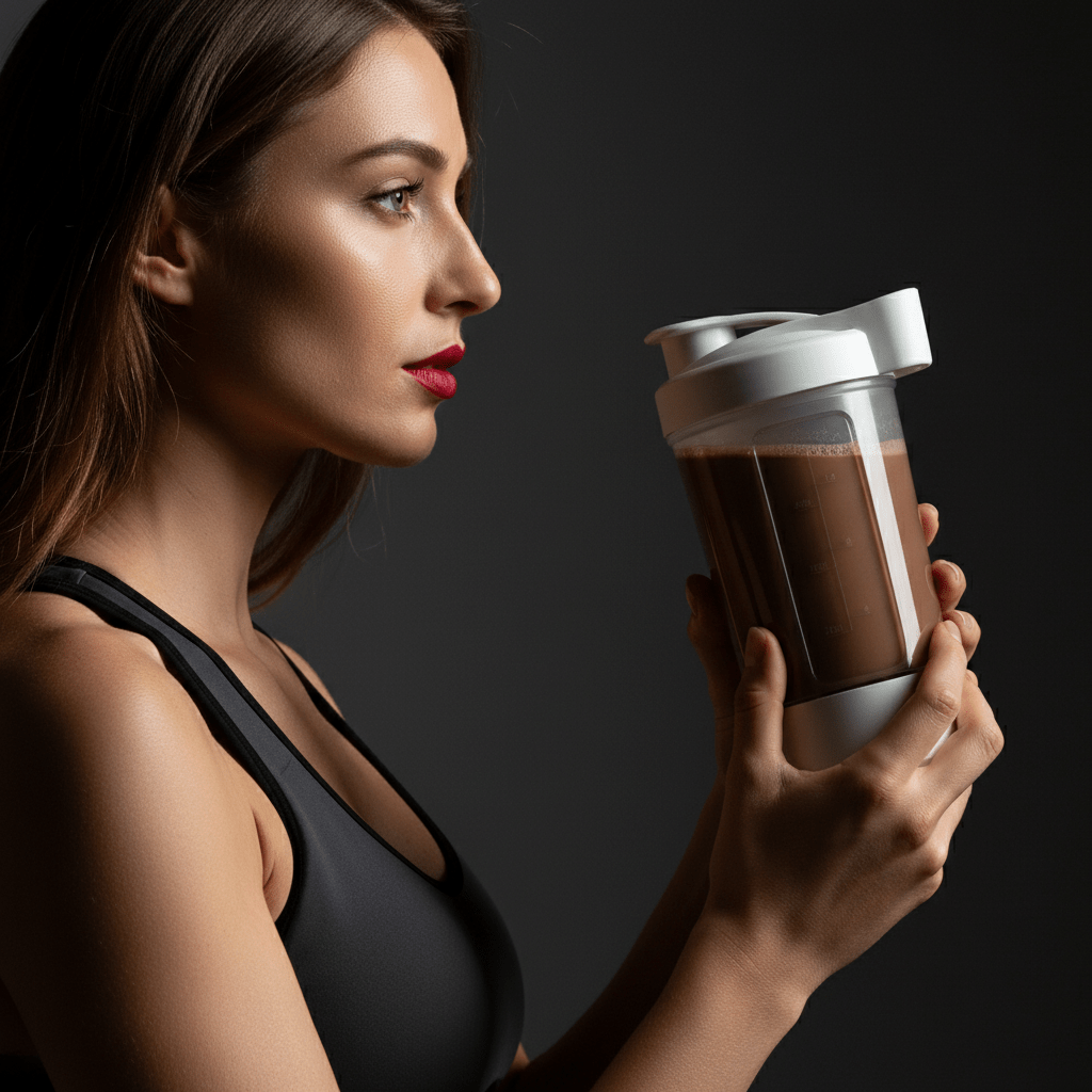 Démonstration mélange parfait shaker protéine automatique sans grumeaux