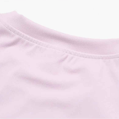 Détail tissu technique t shirt femme anti-transpiration
