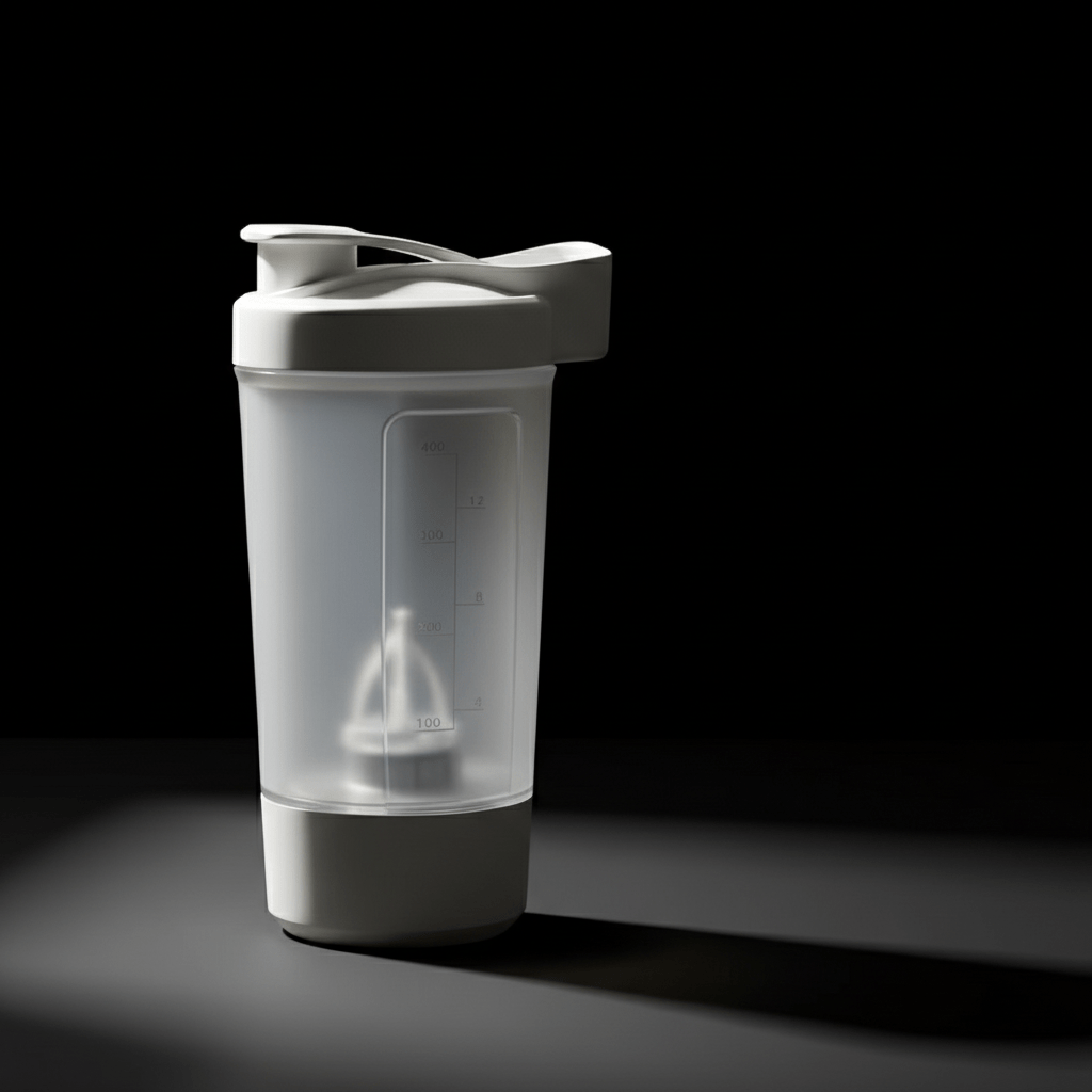 Détail 6 lames acier inoxydable shaker protéine automatique mélange optimal