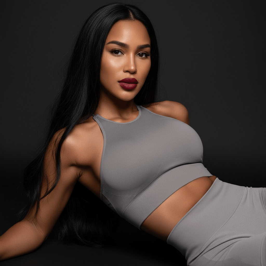 Détail rembourrage stratégique sports yoga bra push-up naturel sans aspect artificiel